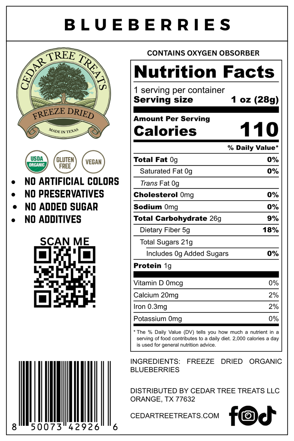 Organic Blueberries