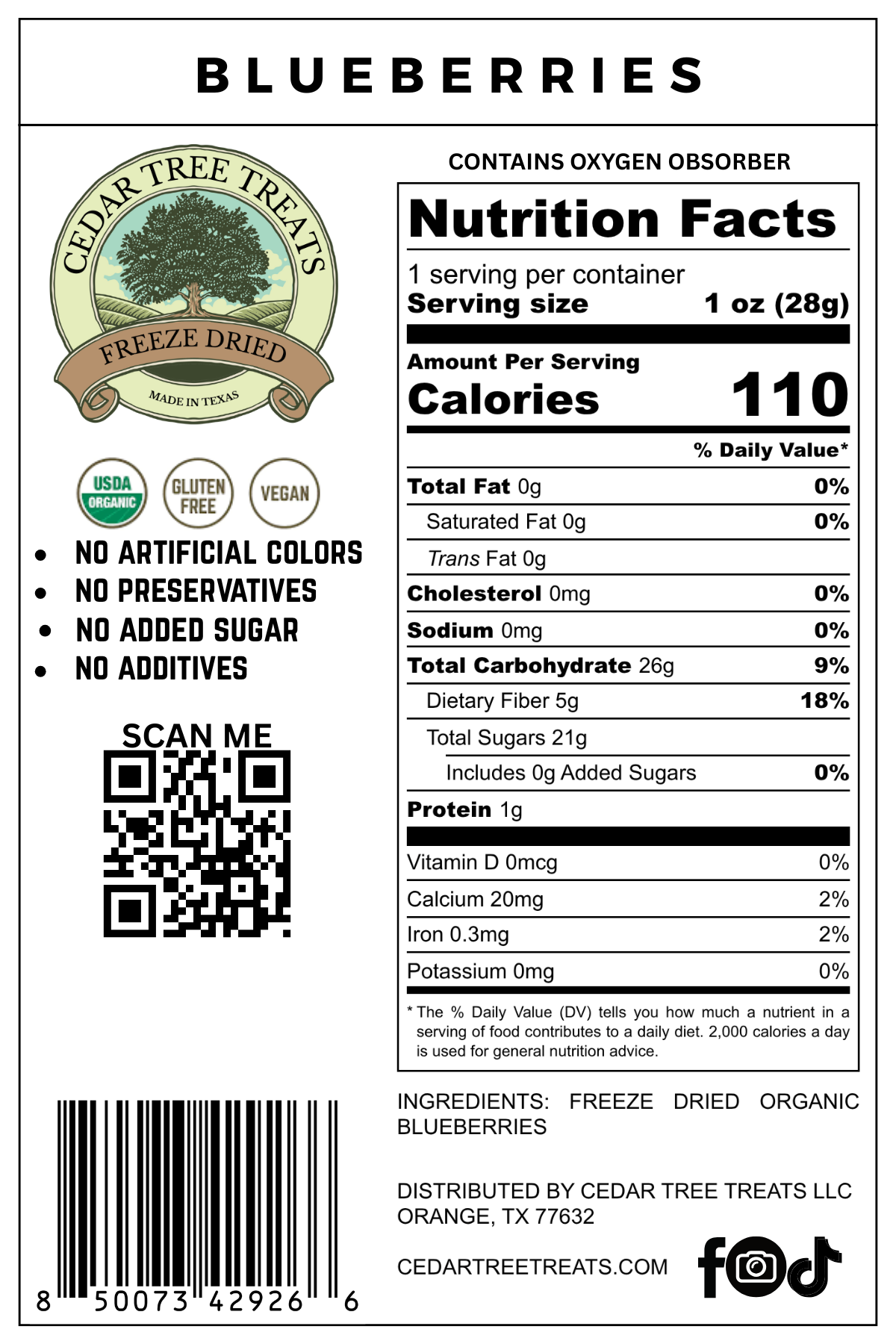 Organic Blueberries